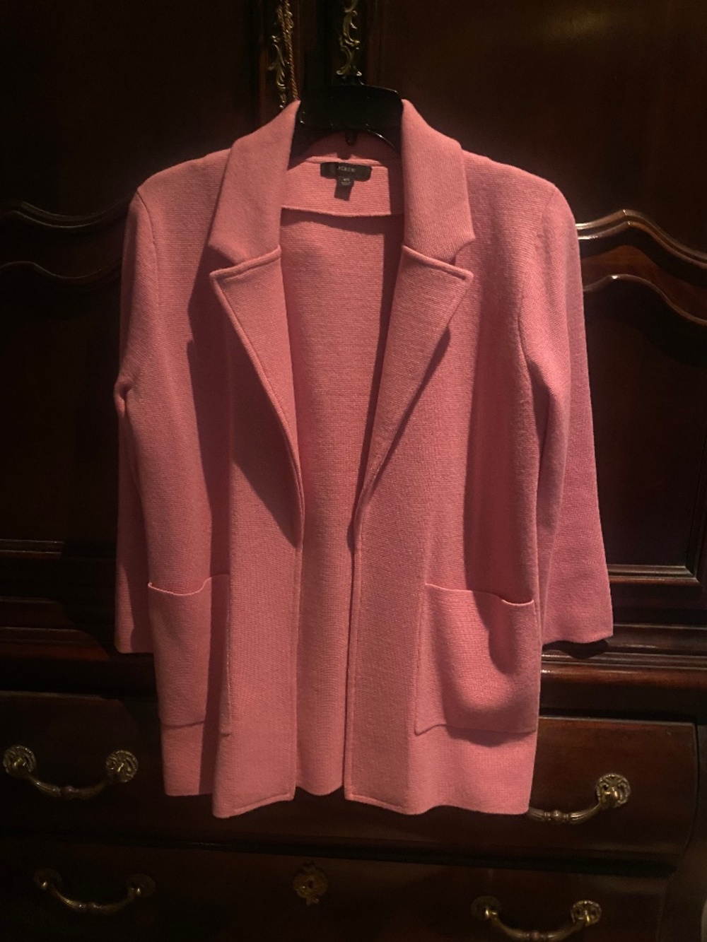 Pink Sweater Coat…Beautiful!
